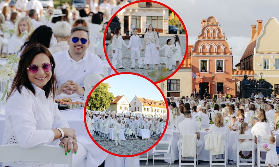 Baltoji vakarienė Kėdainių Didžiojoje rinkos aik&scaron;tėje