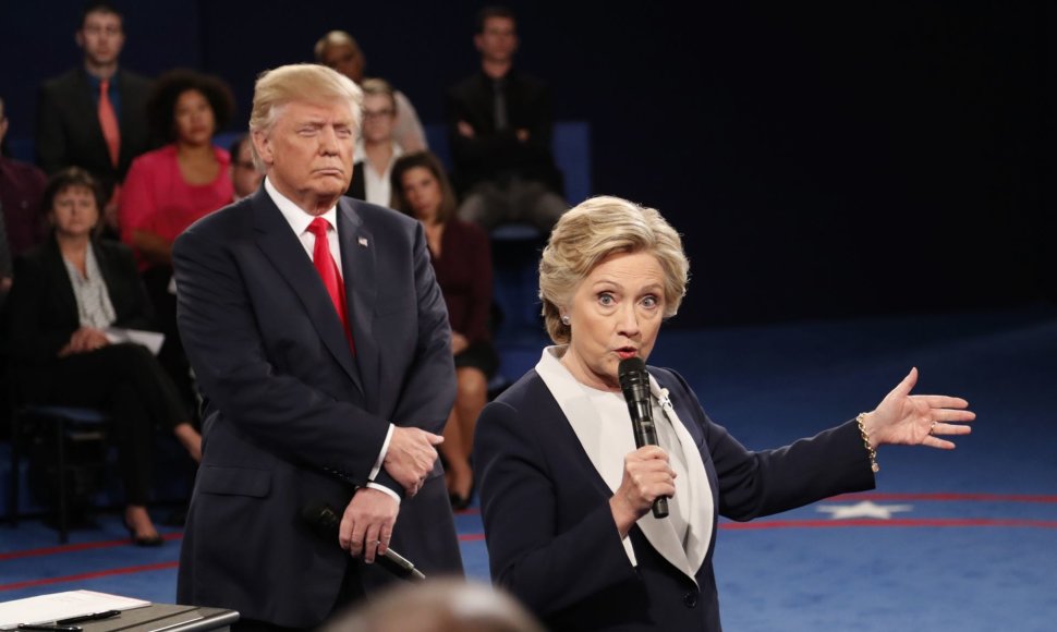 Donaldo Trumpo ir Hillary Clinton antrieji debatai