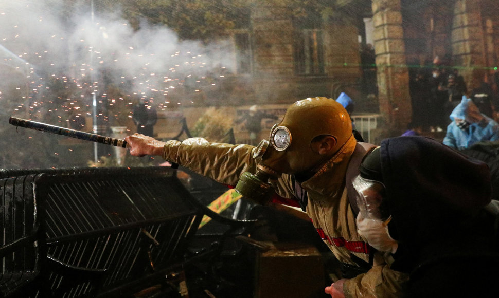 Protestai Sakartvele