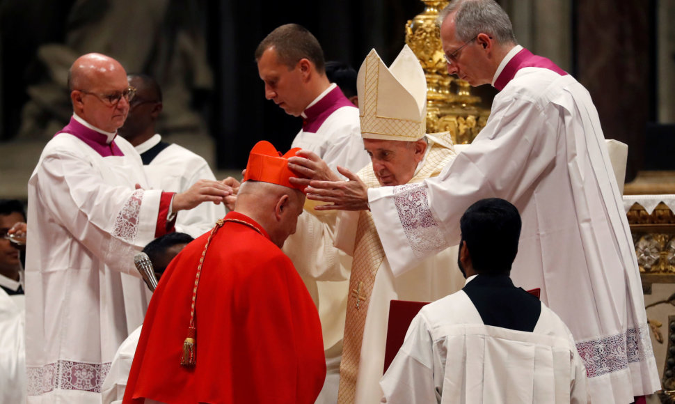 Popiežius Sigitą Tamkevičių paskyrė kardinolu