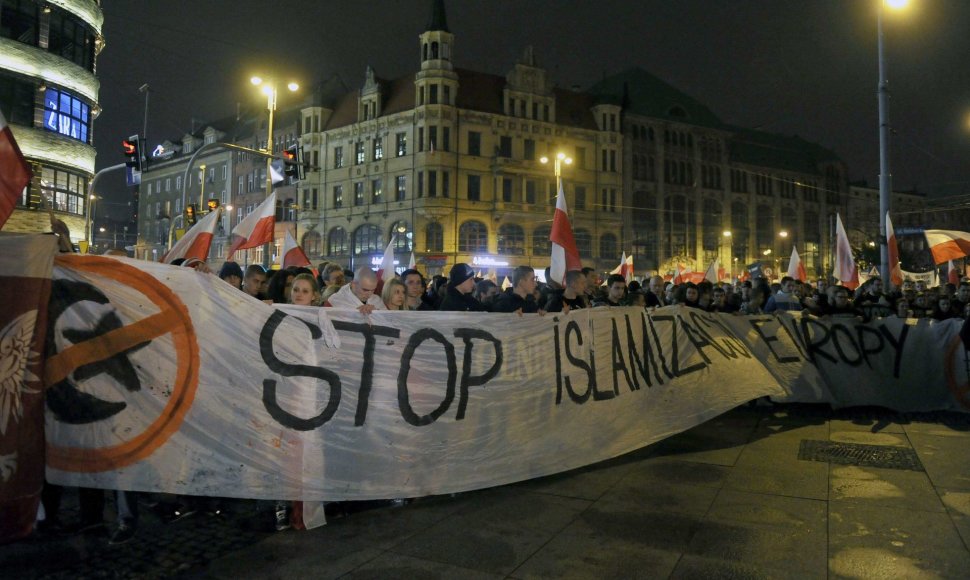 Antiislamistinė akcija Vroclave 2015 metais