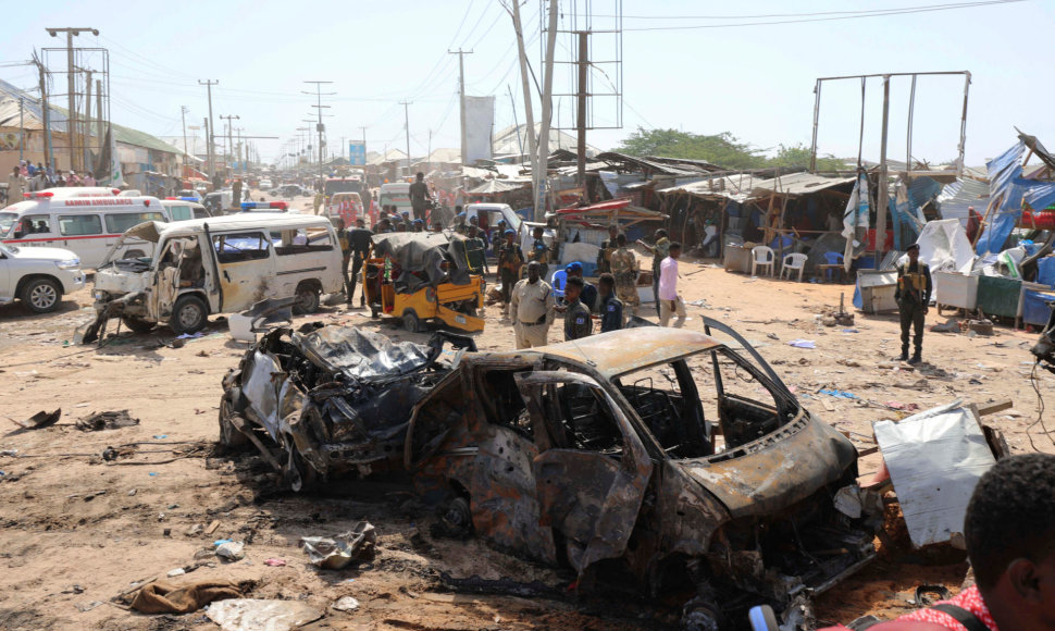 Somalio sostinėje sprogo užminuotas sunkvežimis
