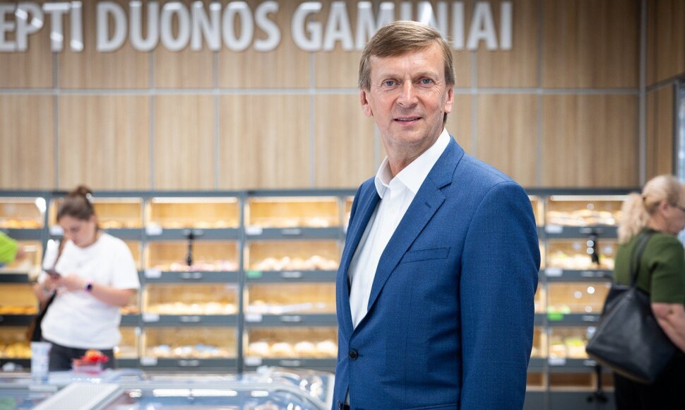Dainius Dundulis atnaujintoje &bdquo;Norfos&ldquo; parduotuvėje