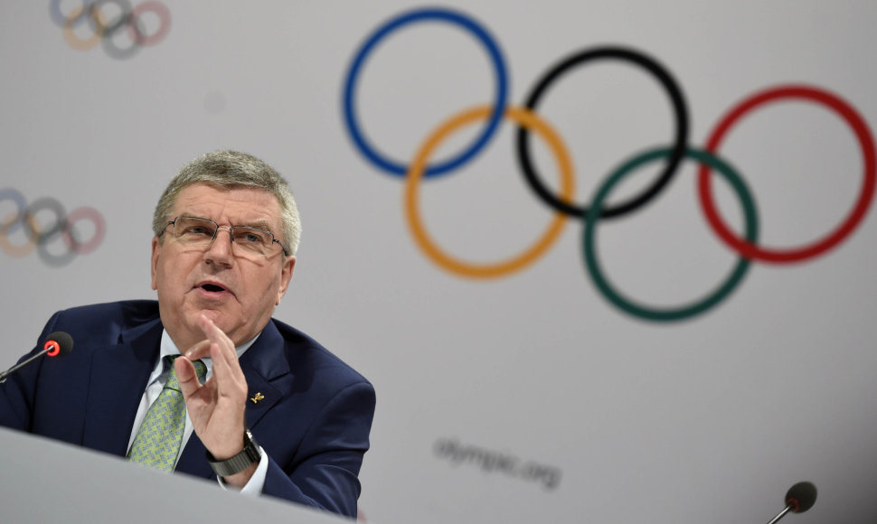 IOC prezidentas Thomas Bachas