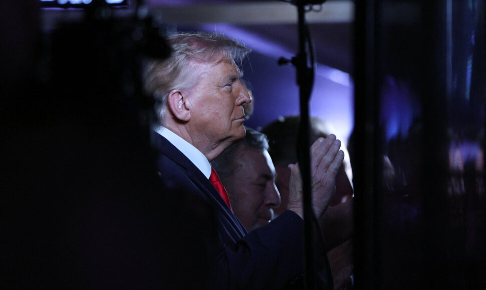 Donaldas Trumpas NBA finalo rungtynėse Niujorke