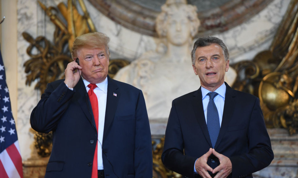 Donaldas Trumpas ir Mauricio Macri