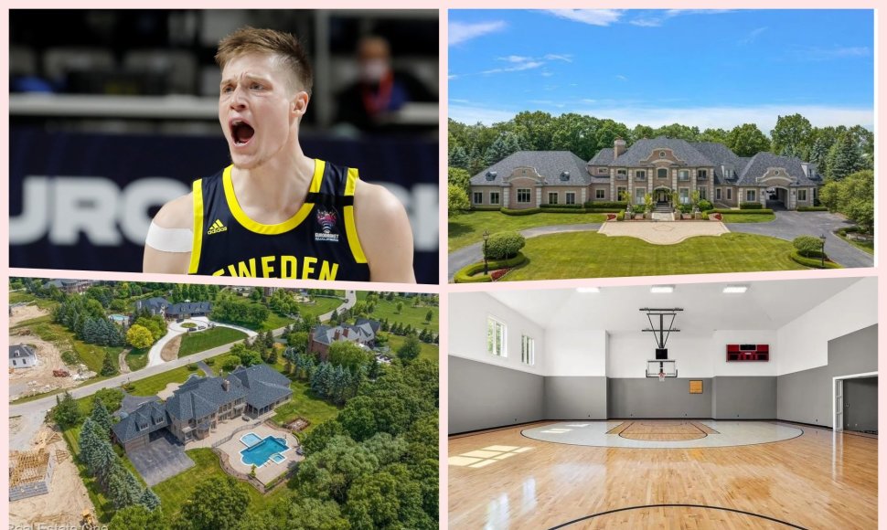 Jonas Jerebko už 4 mln. eurų parduoda namą, kurį įsigijo dar žaisdamas NBA.