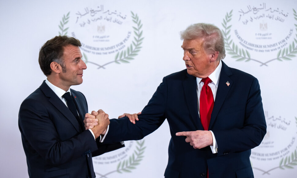 Emmanuelis Macronas, Donaldas Trumpas