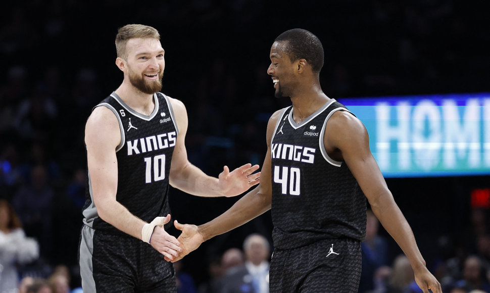 Domantas Sabonis ir Harrisonas Barnesas