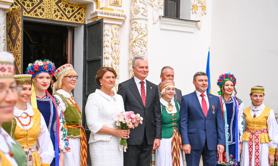 Prezidentas Kijeve inauguravo Konstantino Ostrogiškio paminklą