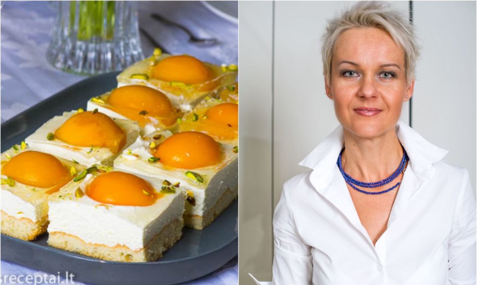 Nida Degutienė ir jos varškės pyragas „Kiaušinienė“