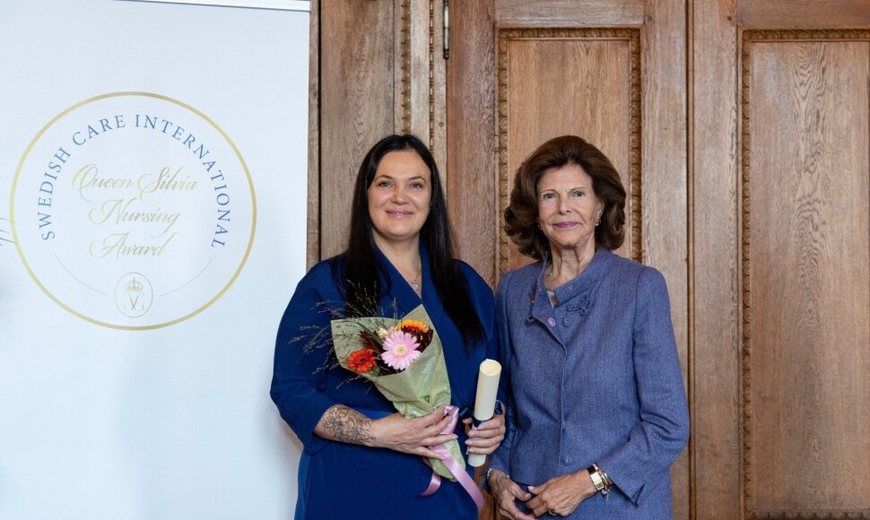 Jurgita Stankunienė, laimėjusi &Scaron;vedijos karalienės slaugos konkursą