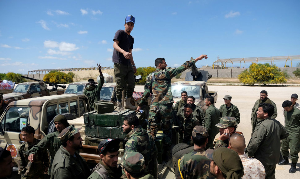 Khalifos Haftaro vadovaujami kariai