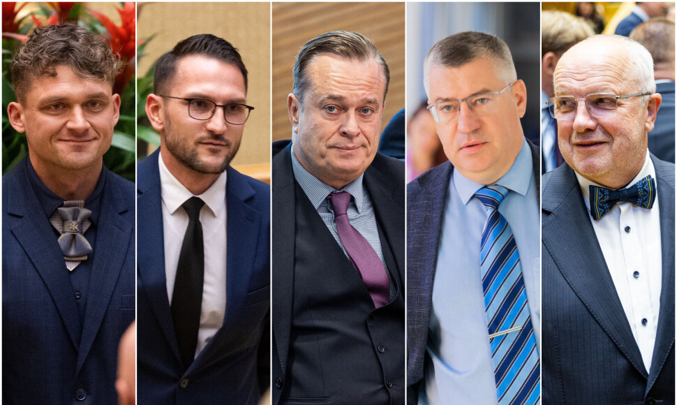 Martynas Gedvilas, Karolis Neimantas, Dainoras Bradauskas, Tomas Domarkas ir Juozas Olekas