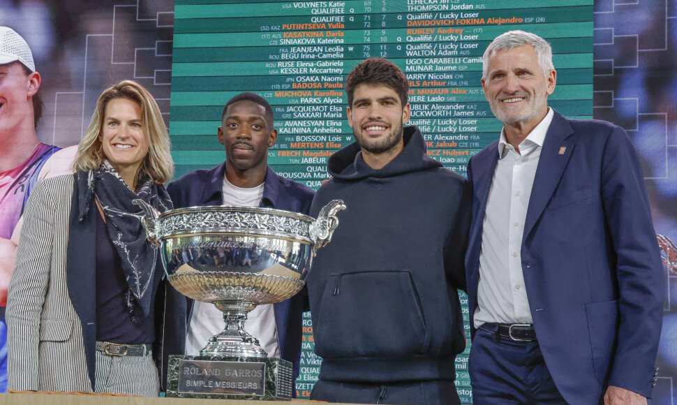 &bdquo;Roland Garros&ldquo; burtų traukimo ceremonija