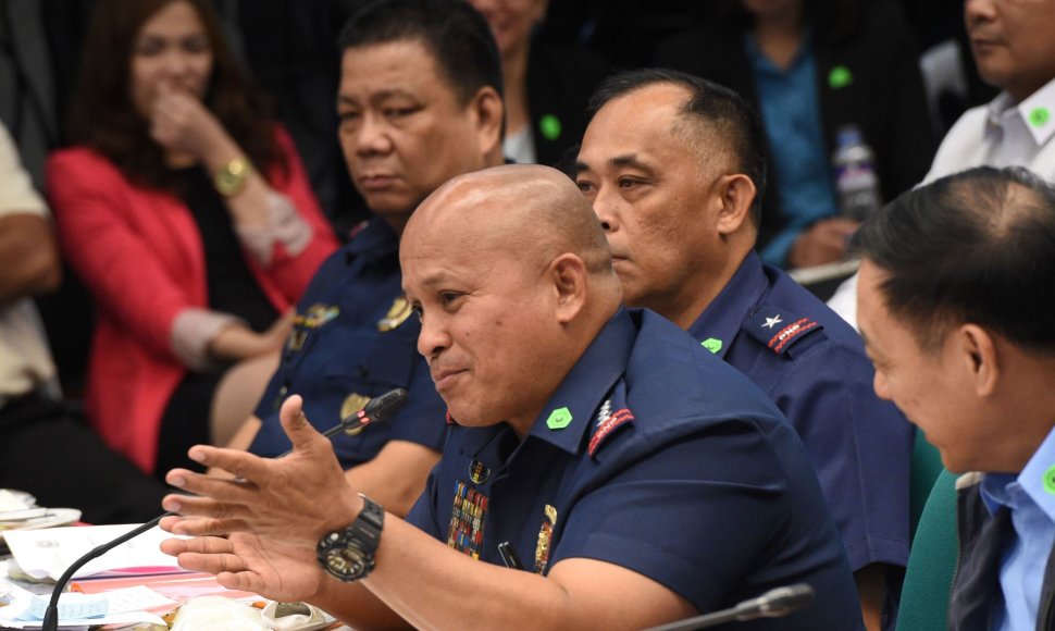 Filipinų policijos vadovas Ronaldo Dela Rosa