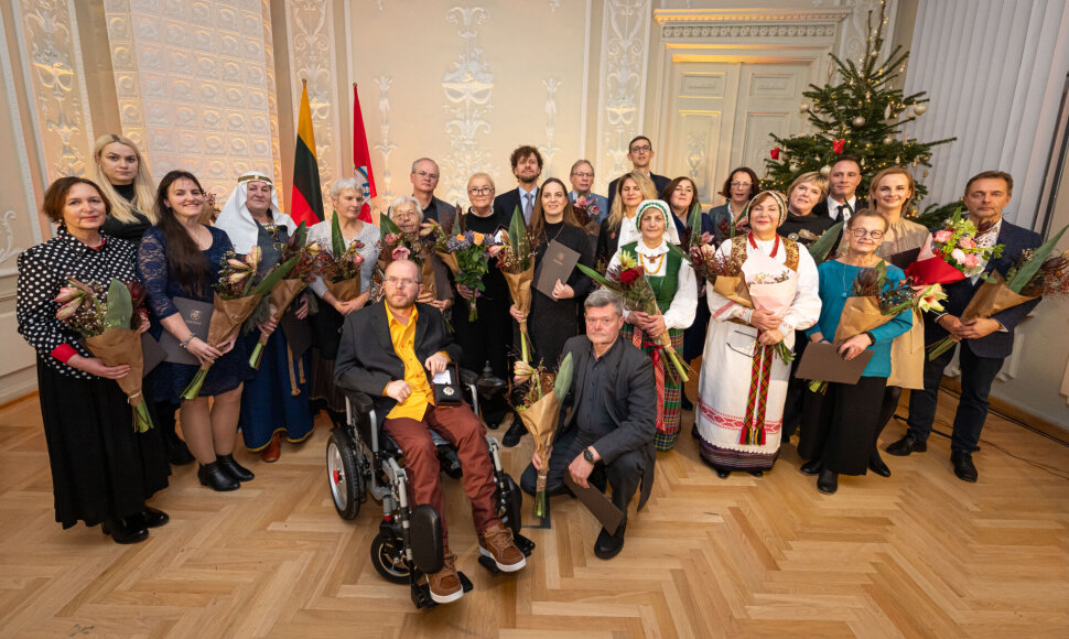 Apdovanoti 2025-ųjų Kultūros ministerijos premijų laureatai / Kultūros ministerijos nuotr.