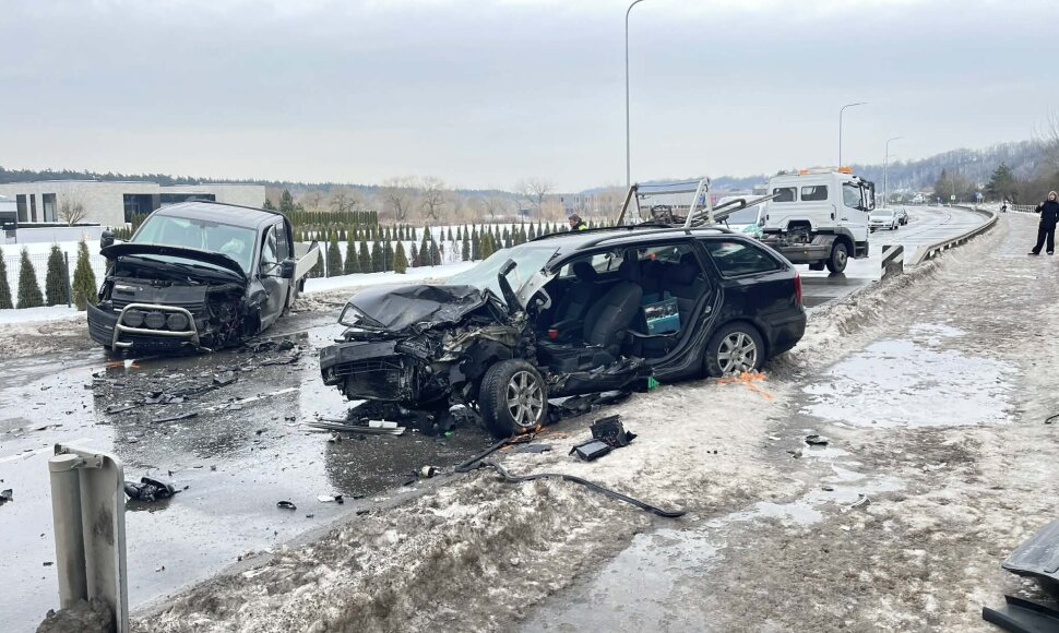 Avarija Lapių kelyje
