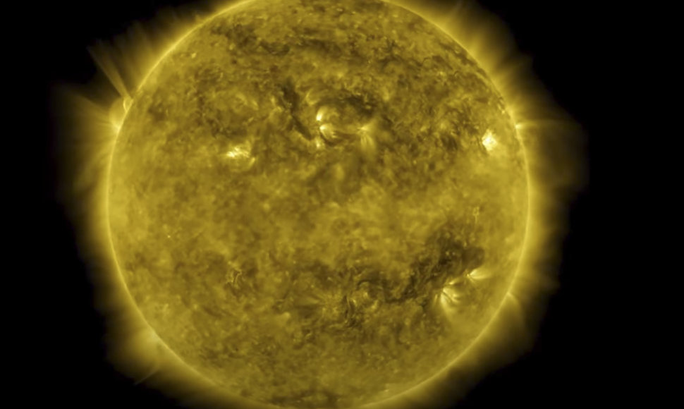 Saulės vaizdas, užfiksuotas NASA SDO observatorijos