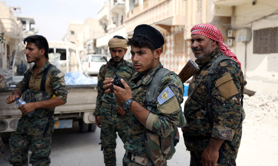 SDF kovotojai Sirijoje
