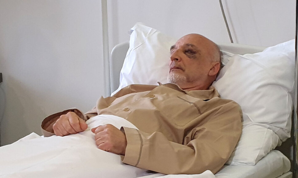Michailas Krasnoščiokovas ligoninėje