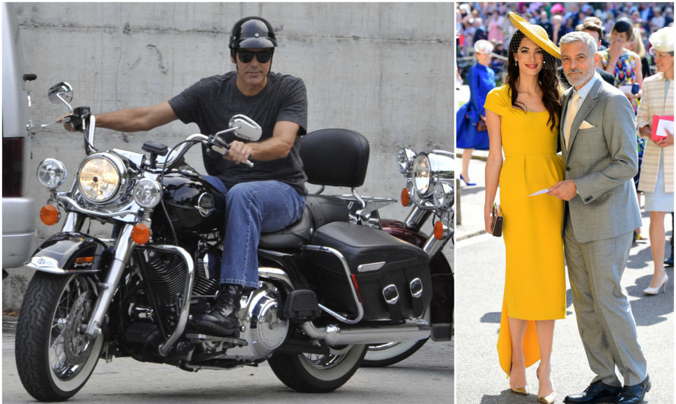 Po avarijos Italijoje George'ui Clooney žmona uždraudė vairuoti motociklą