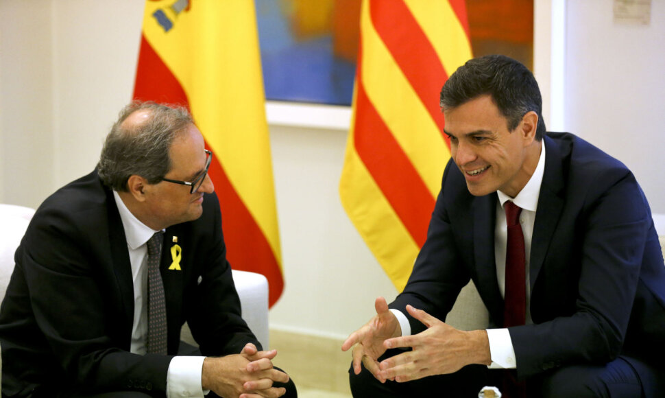 Pedro Sanchezas ir Quimas Torra