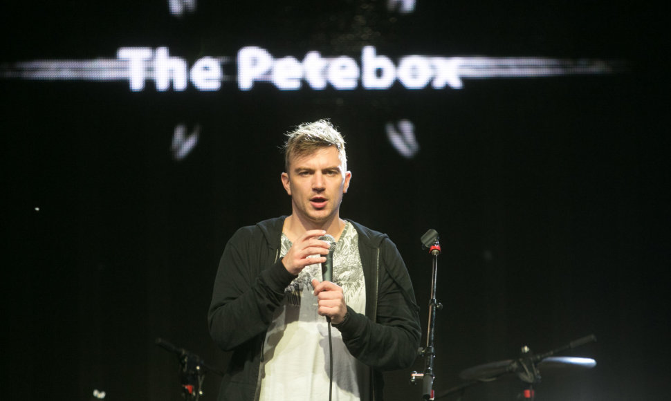 „The Petebox“ koncerto akimirka
