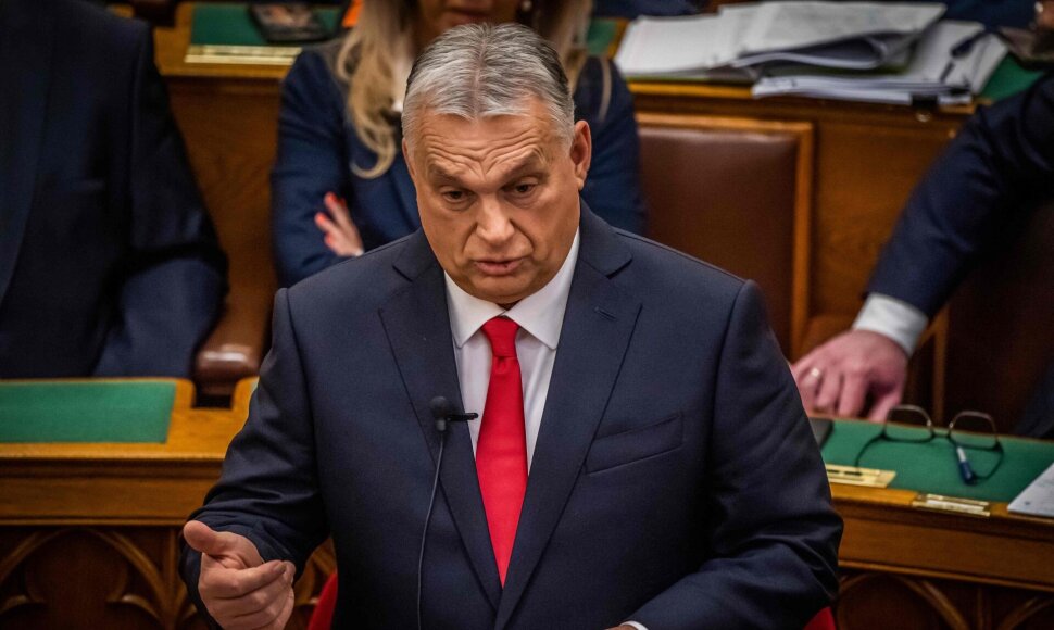Vengrijos ministras pirmininkas Viktoras Orbanas / FERENC ISZA / AFP