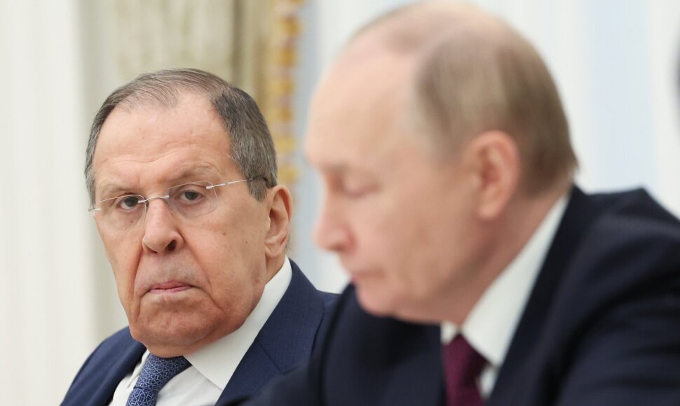 S. Lavrovas ir V. Putinas / Alexander Kazakov / ZUMAPRESS.com