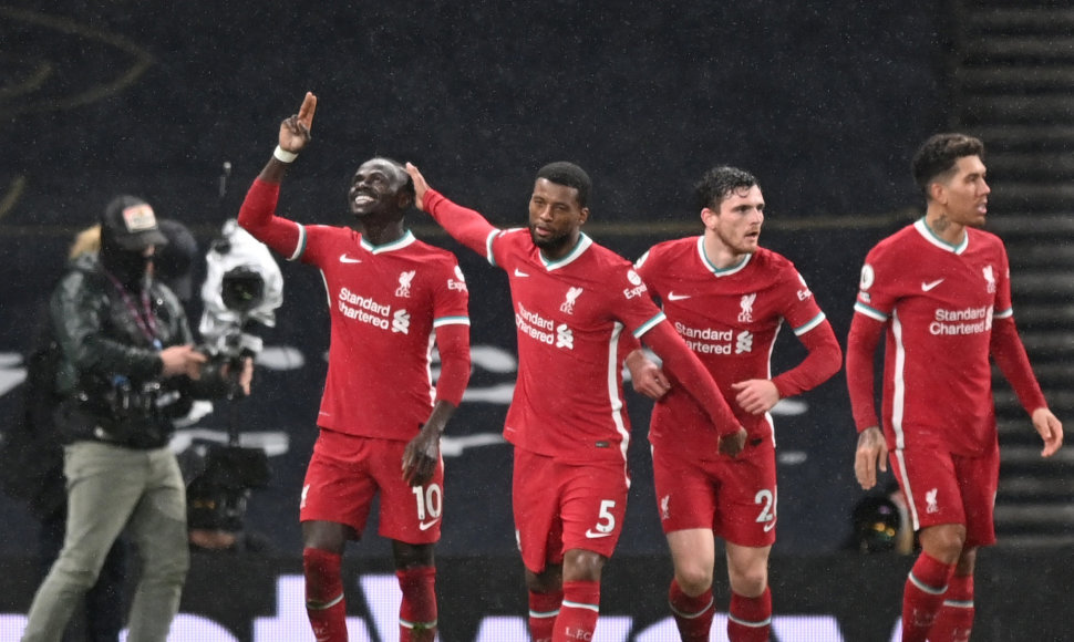 „Liverpool“ laimėjo prieš „Tottenham Hotspur“