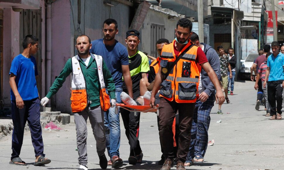 Per neramumus daug palestiniečūų buvo sužeisti