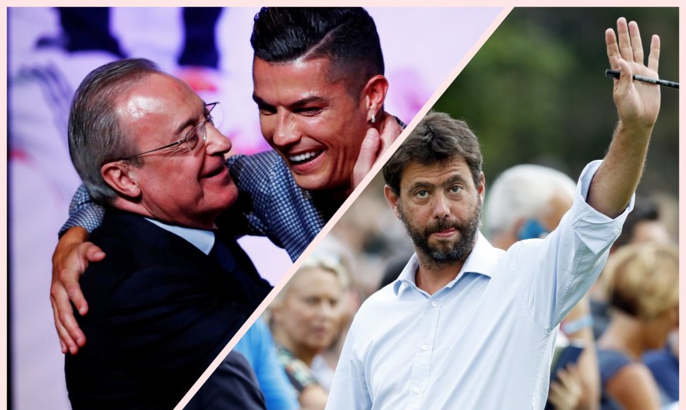 Madrido „Real“ prezidentas Florentino Perezas ir „Juventus“ prezidentas Andrea Agnelli turi minčių surengti futbolo Superlygą.