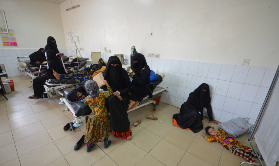Ligoninė Jemeno sostinėje Sanoje