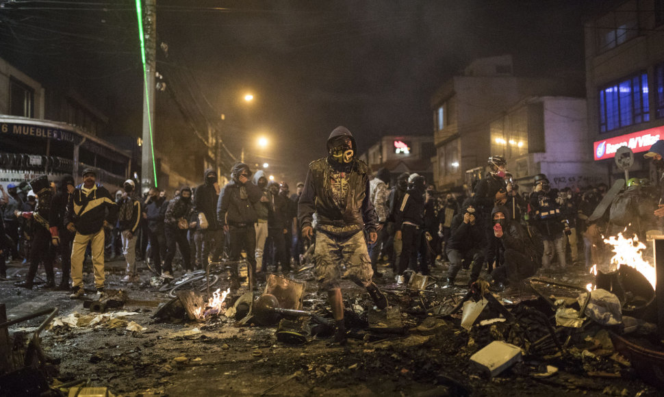 Protestai Bogotoje