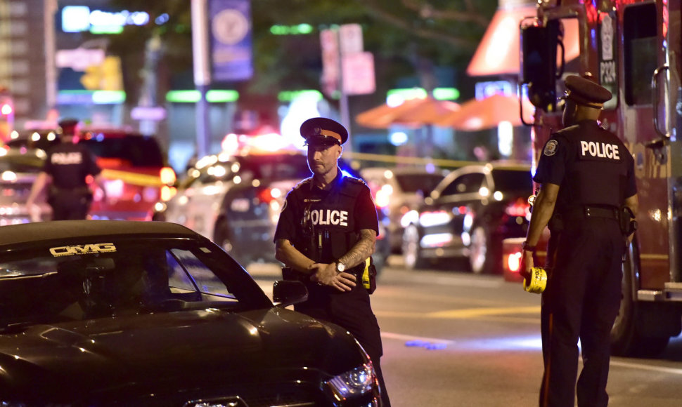 Toronto policija išpuolio vietoje