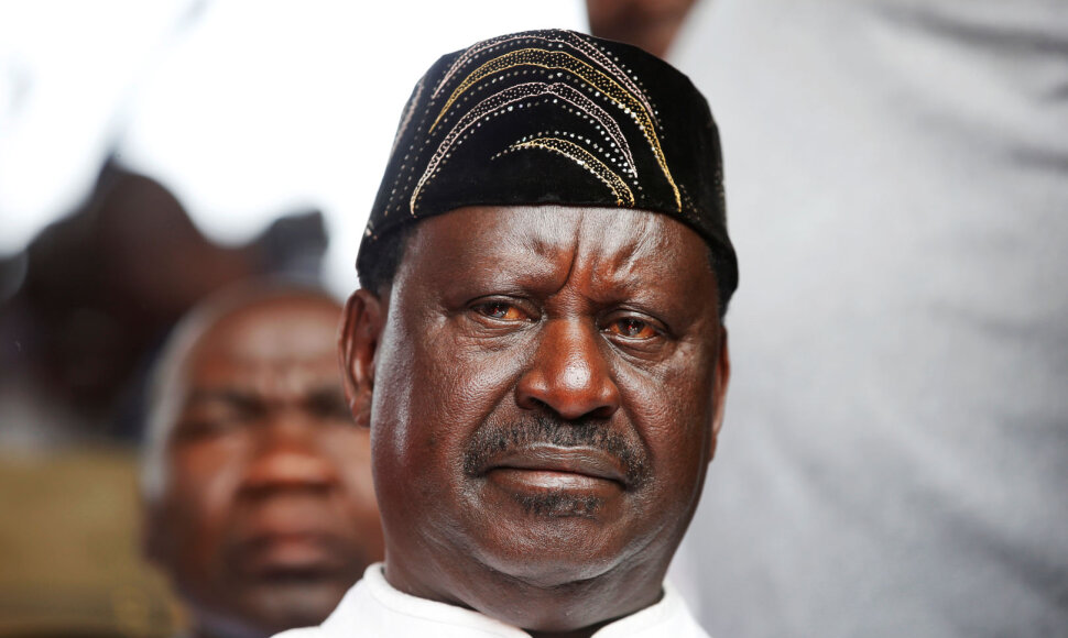 Kenijoje opozicijos lyderis Odinga prisaikdintas „liaudies prezidentu“