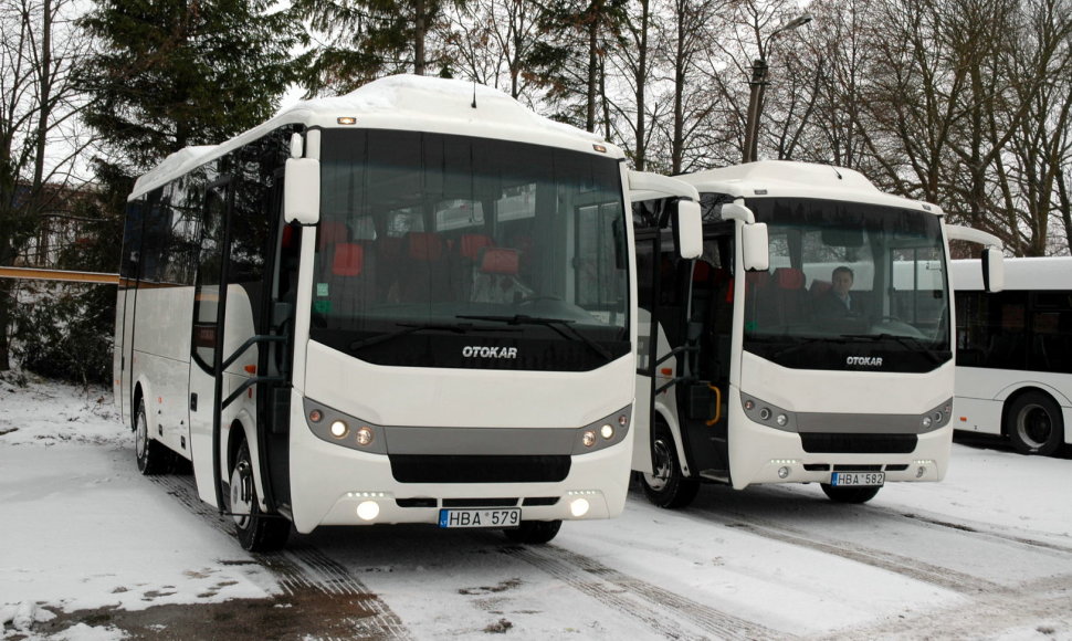 Naujieji Panevėžio autobusai „Otokar“