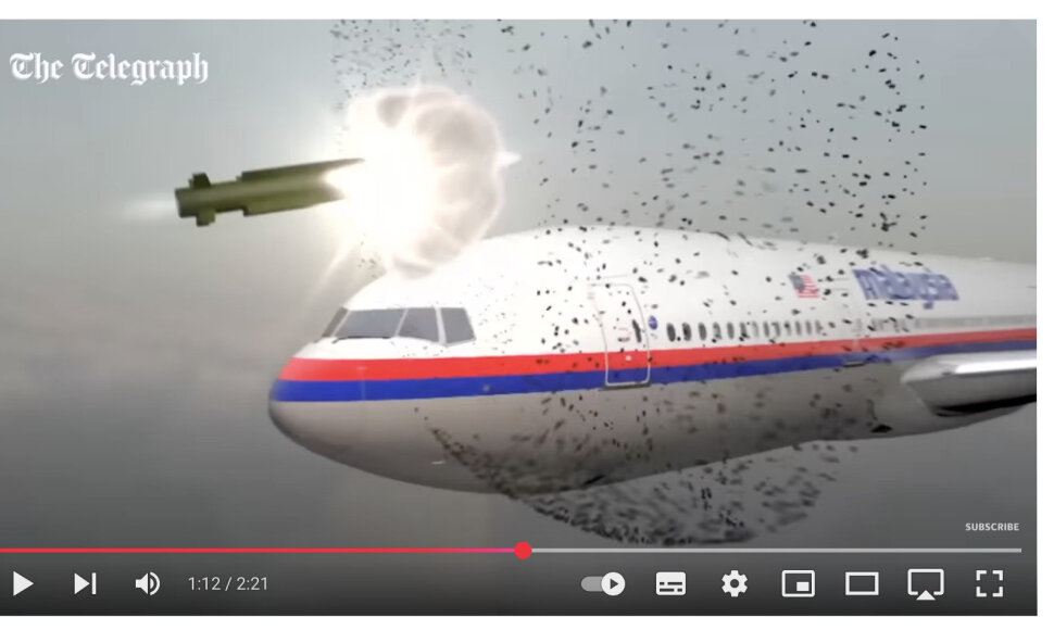 &bdquo;Malaysia Airlines&ldquo; lėktuvo, skridusio reisu MH17, katastrofos rekonstrukcija