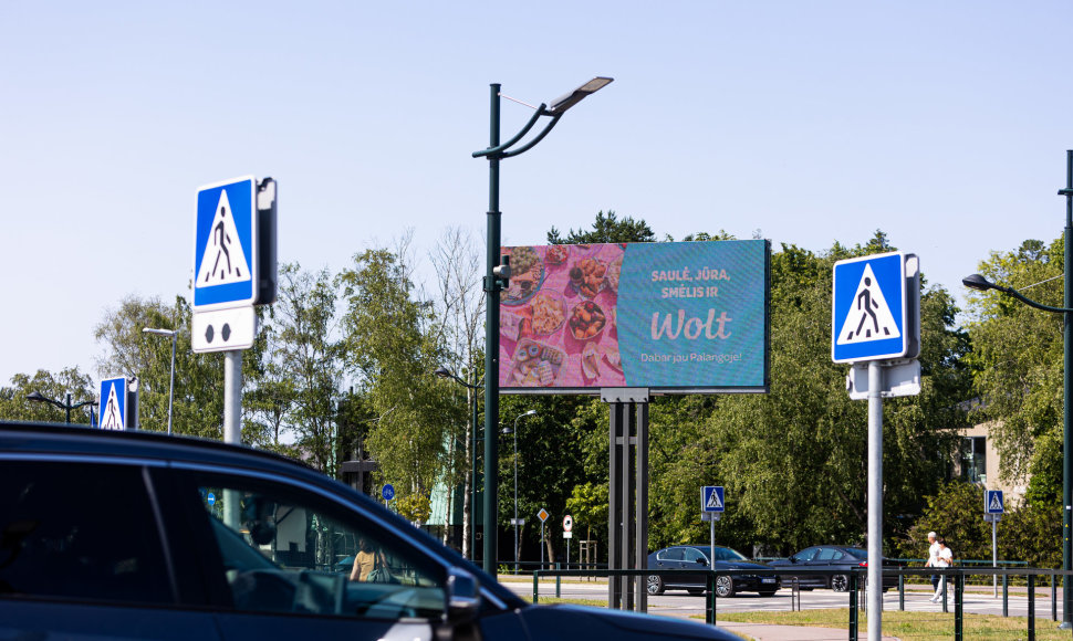 Automobilių srauto matuokliai Palangoje