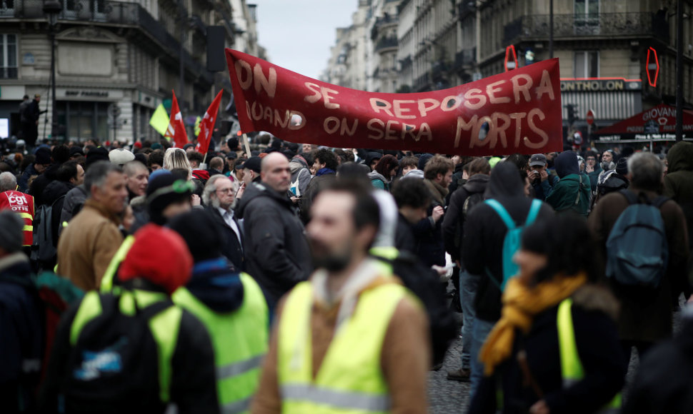 Protestas Paryžiuje