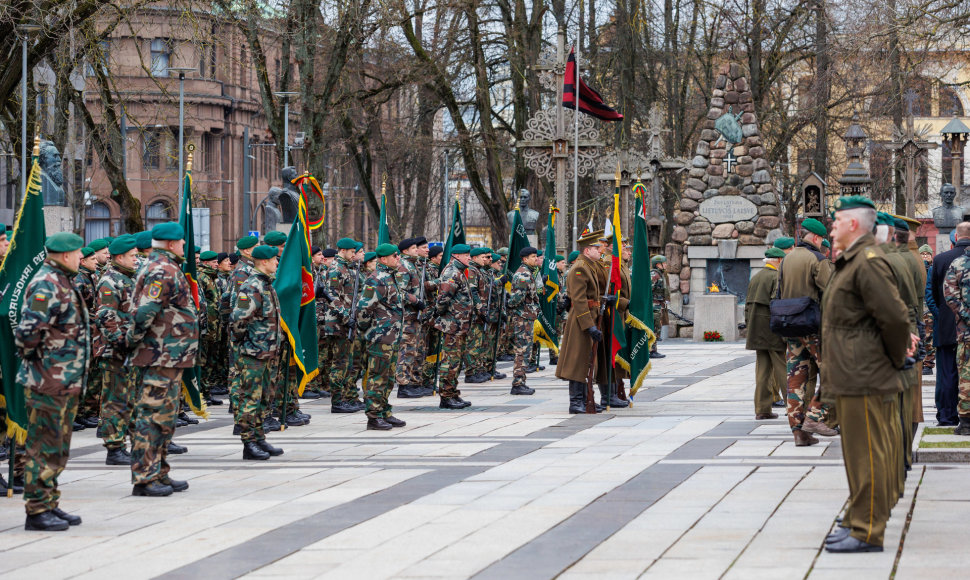 Šaulių vėliavos perdavimo ceremonija