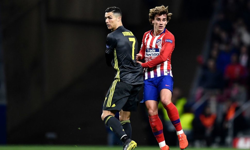 Cristiano Ronaldo ir Antoine'as Griezmannas