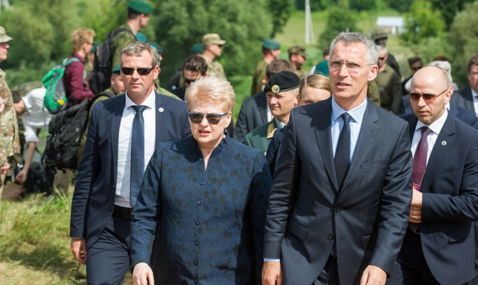 Jensas Stoltenbergas ir Dalia Grybauskaitė
