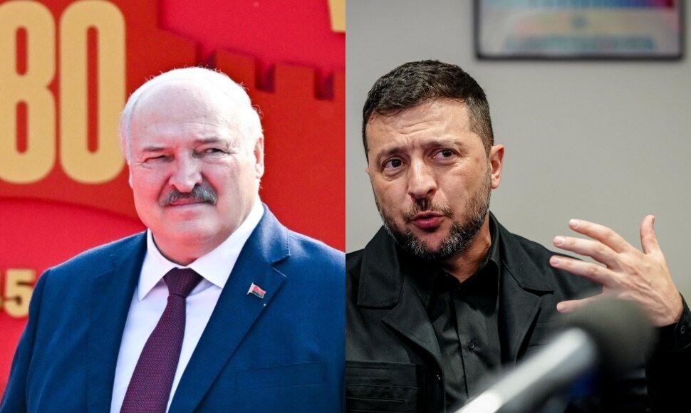 Aliaksandras Lukašenka, Volodymyras Zelenskis