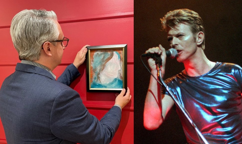 Aukcione parduotas Davido Bowie paveikslas, Davidas Bowie