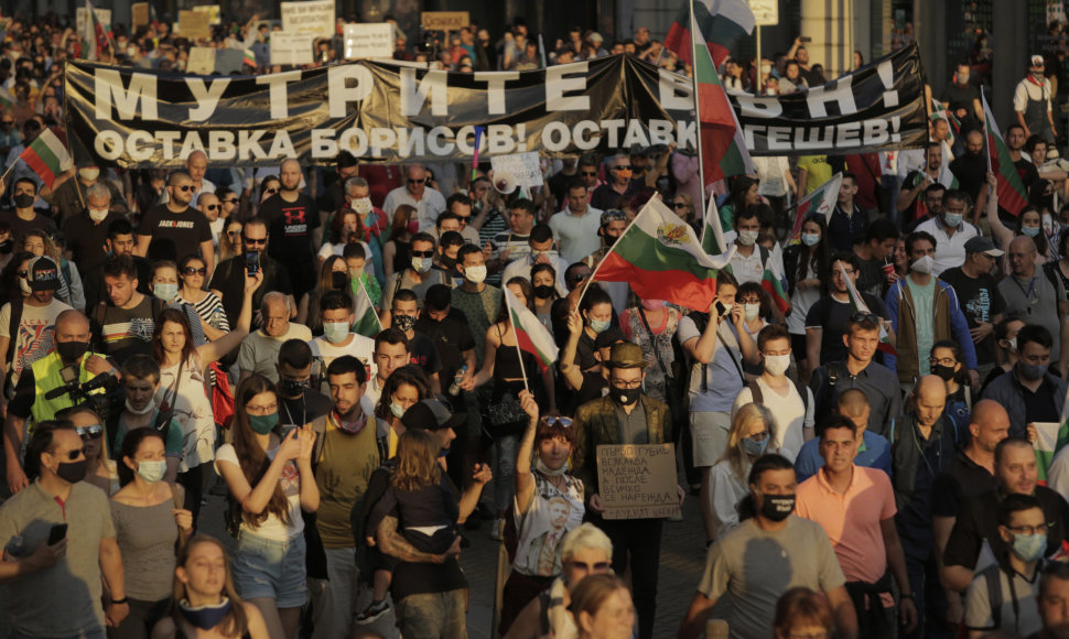 Protestai Bulgarijoje