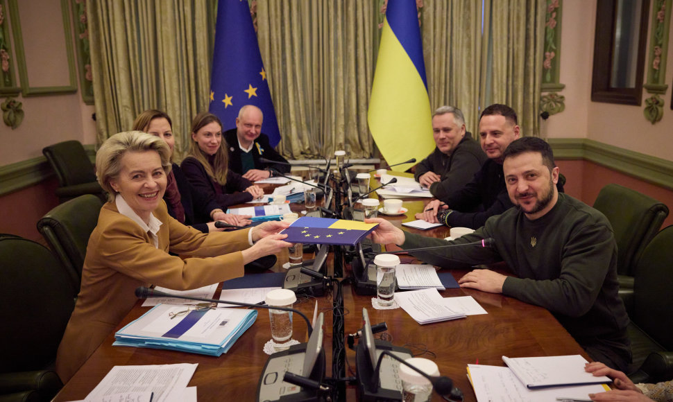 Europos Komisijos viršūnių ir Ukrainos vadovybės susitikimas Kyjive