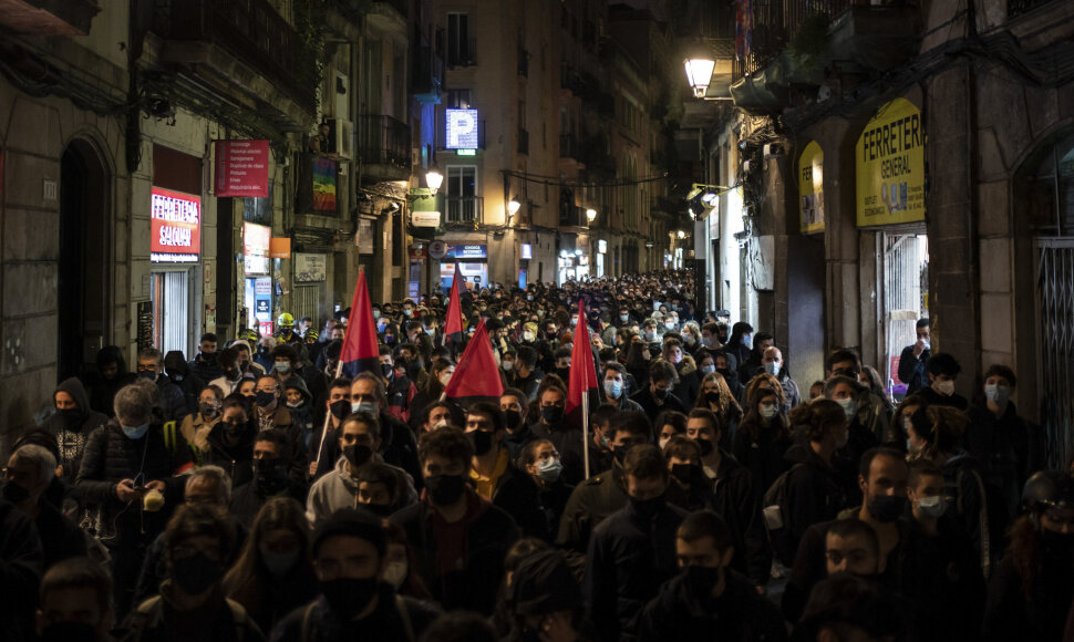 Protestas prieš Pablo Haselio areštą