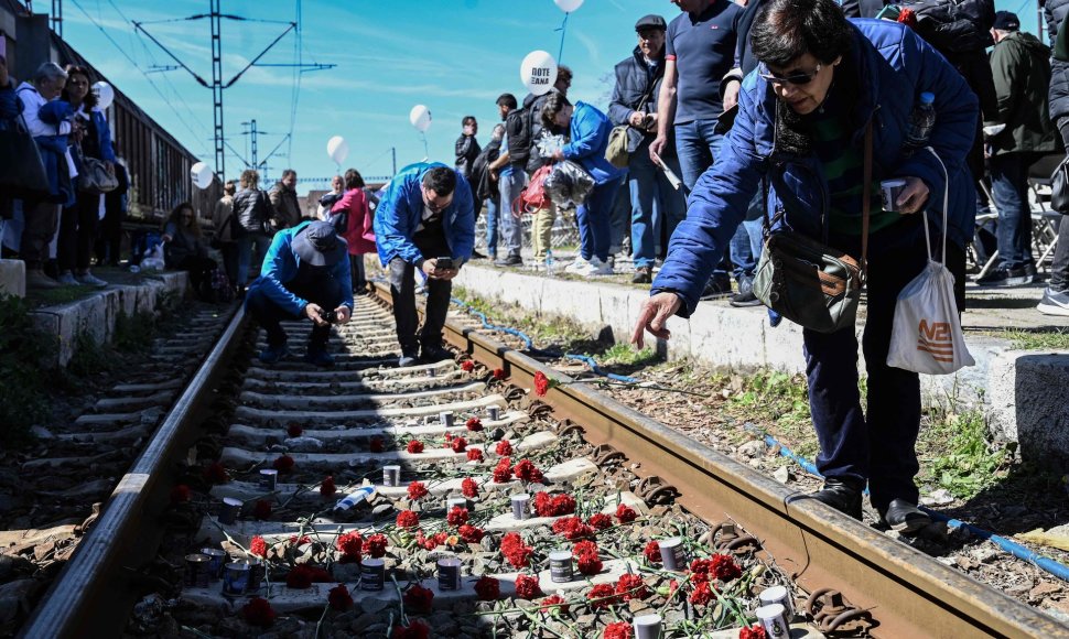 Graikija sekmadienį minėjo 80-ąsias pirmųjų Graikijos žydų deportacijų į Aušvico–Birkenau koncentracijos stovyklą metines Salonikuose